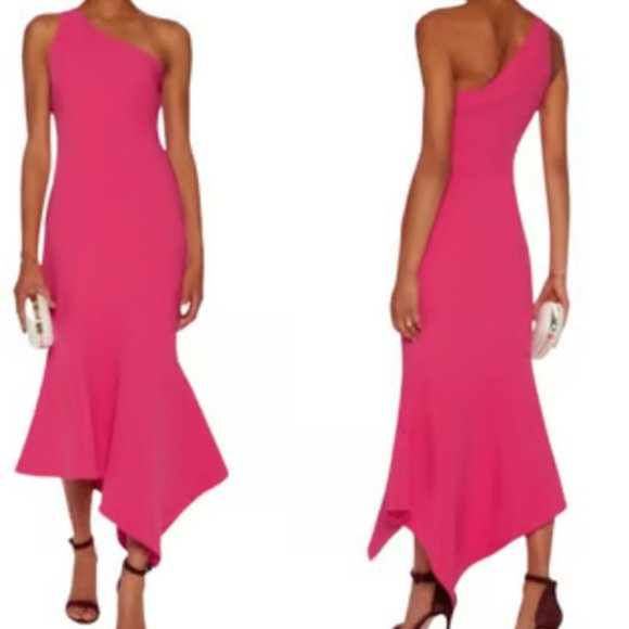 cinq a sept Dresses & Skirts - Cinq A Sept Dulcina Pink One Shoulder Dress